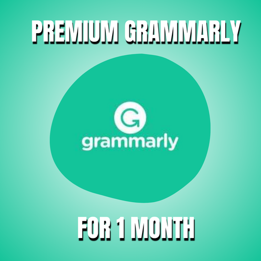 GRAMMARLY PREMIUM FOR 1  MONTH